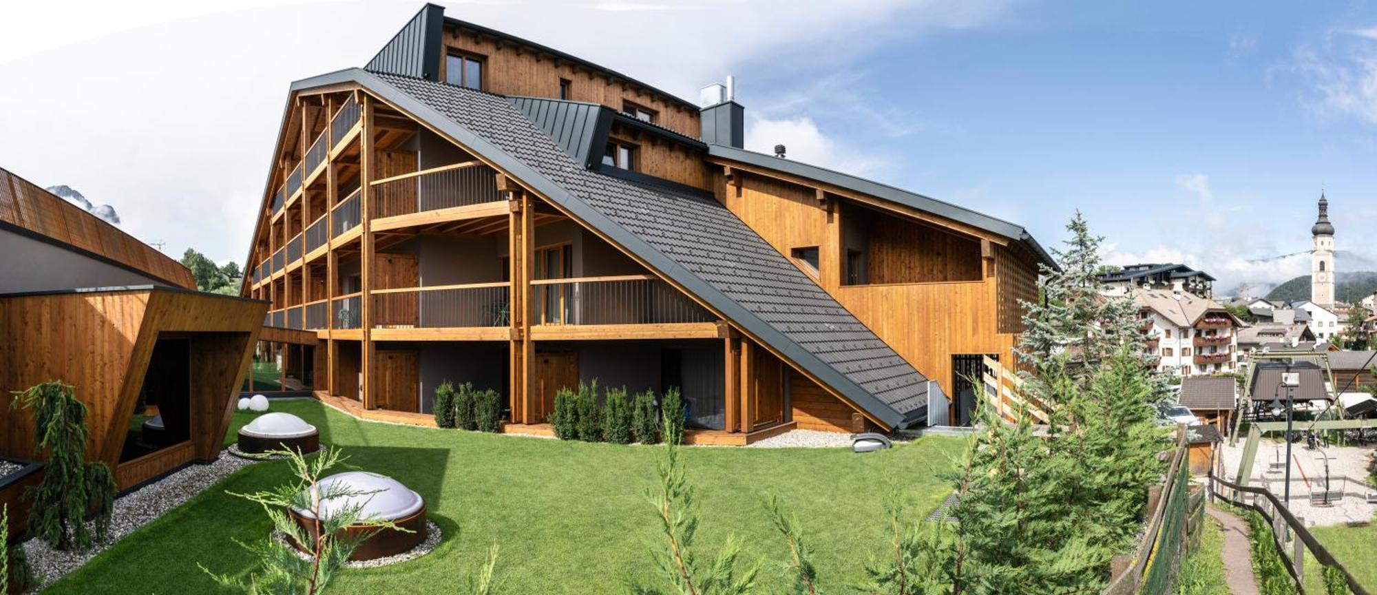 Hotel Alpenroyal Castelrotto Bagian luar foto